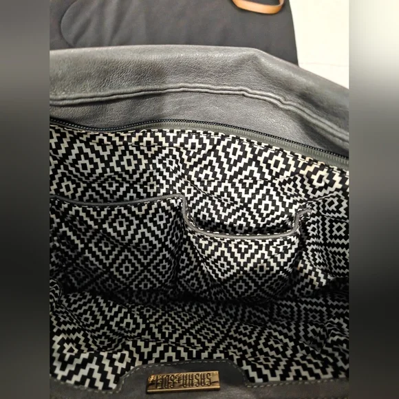 Gray Leather Women's Bag - Picture 4 of 5